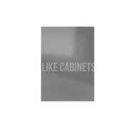 Frameless Gloss Gray Base Decorative Door Panel