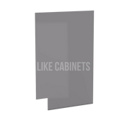 High Gloss Gray Shaker Base Skin Veneer Panel