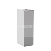 High Gloss Gray 30'' H Single Door Wall Cabinet