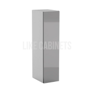 High Gloss Gray 36'' H 9"W Single Door Wall Cabinet