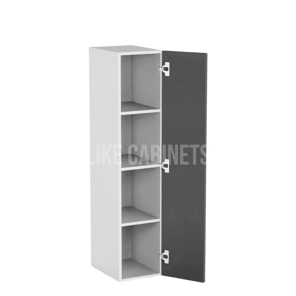 High Gloss Gray 42'' H Single Door Wall Cabinet