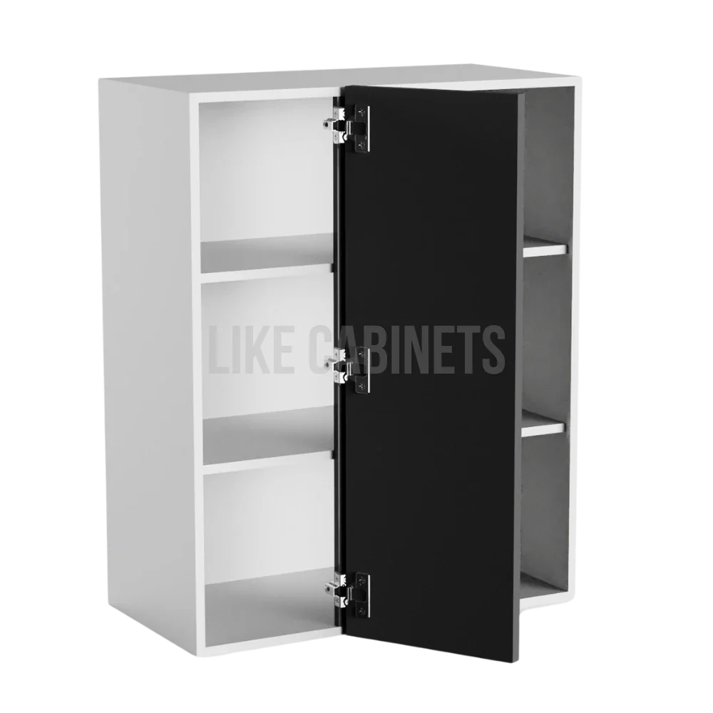 High Gloss Gray 30'' H Wall Blind Cabinet
