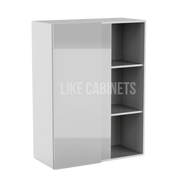 High Gloss Gray 36'' H Wall Blind Cabinet