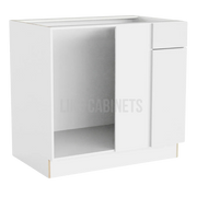 High Gloss White Blind Corner Base Cabinet (L/R interchangeable)