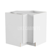 Frameless Gloss White Easy Reach Base Cabinet