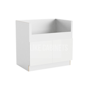 Frameless Gloss White Farmhouse Sink Base