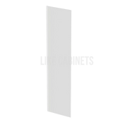 Frameless Gloss White Refrigerator End Panel Veneer