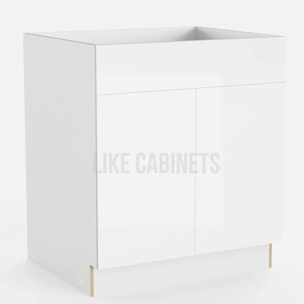 High Gloss White Sink Base 27''