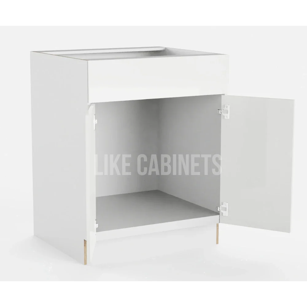 High Gloss White Sink Base 27''