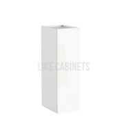 High Gloss White 30'' H Single Door Wall Cabinet