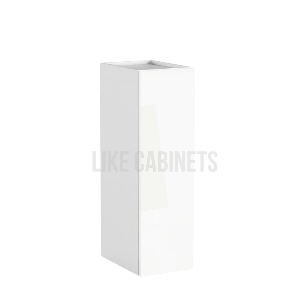 High Gloss White 30'' H Single Door Wall Cabinet