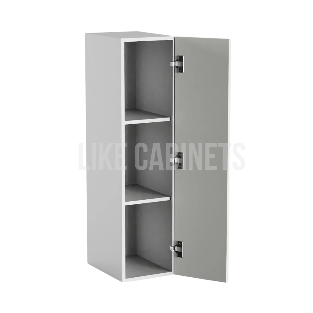 High Gloss White 36'' H 9"W Single Door Wall Cabinet