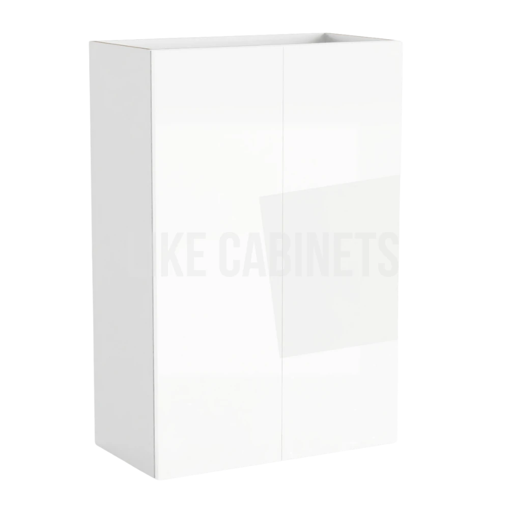 High Gloss White Double Door Wall Cabinets 36''H, 12''D