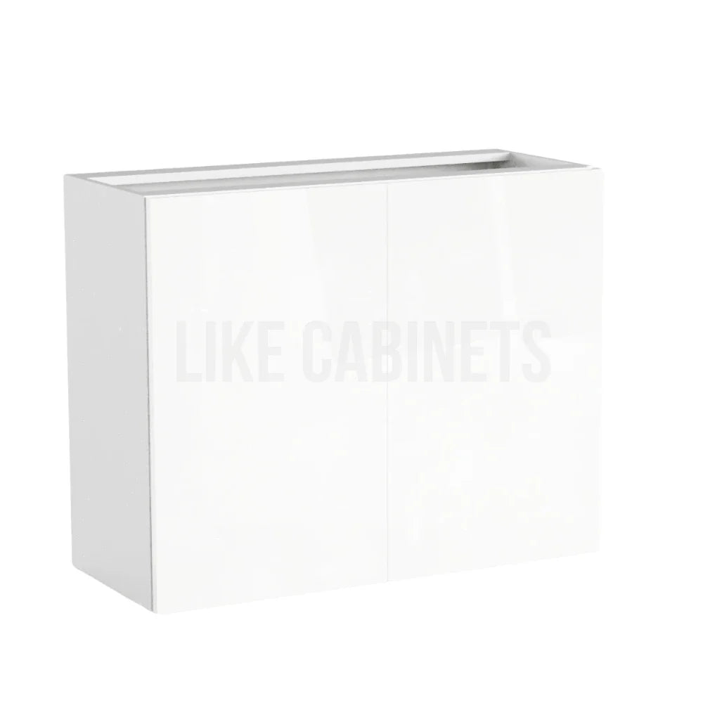 High Gloss White 24'' H Double Door Wall Cabinet