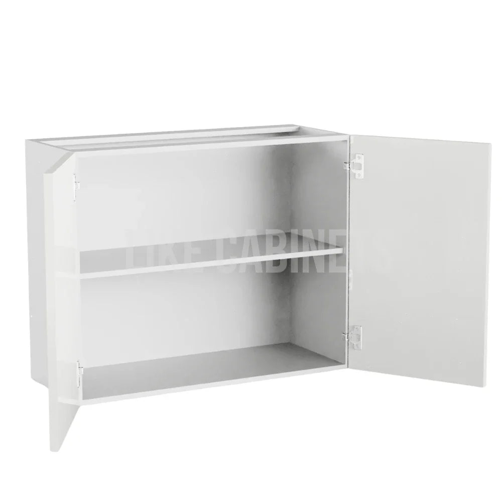 High Gloss White 24'' H Double Door Wall Cabinet