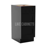 Iron Black Vanity Three Drawer Base Cabinet