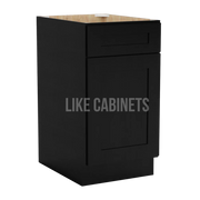 Iron Black Base Cabinet with Single Door & Drawer