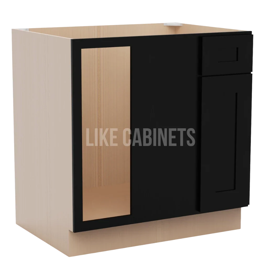 Iron Black Blind Corner Base Cabinet (L/R interchangeable)