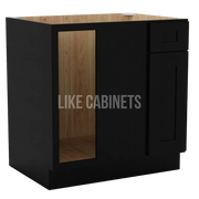 Iron Black Blind Corner Base Cabinet (L/R interchangeable)