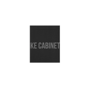 Iron Black Shaker Vanity Decorative Door Panel