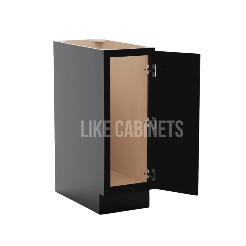 Iron Black Base Cabinet Base Cabinet Full Height Door