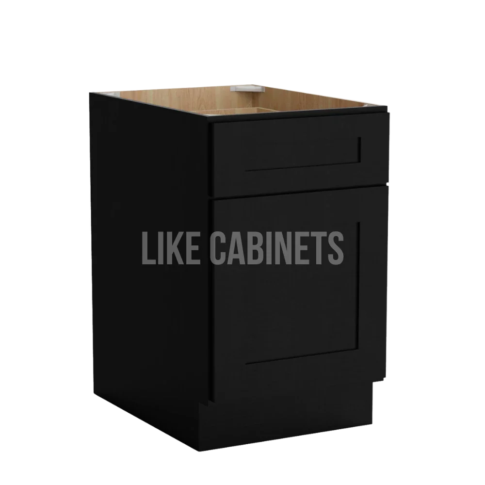 Iron Black Document File Base Cabinet