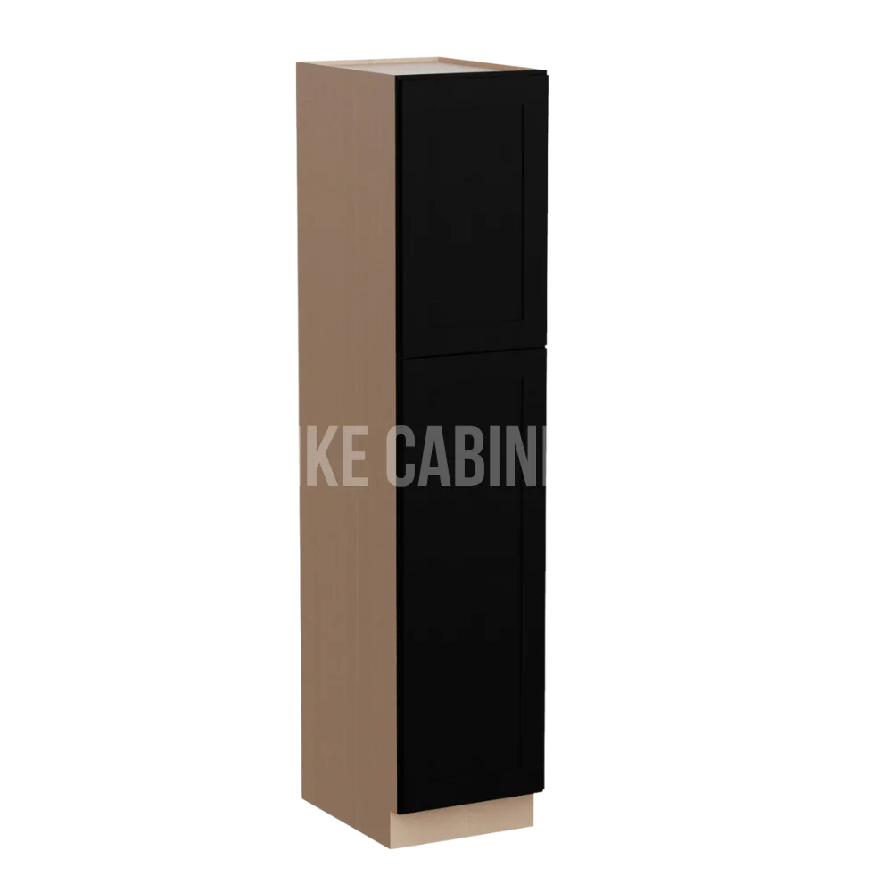 Iron Black 18'' W Utility Pantry Cabinet