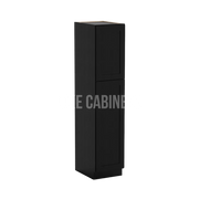 Iron Black 18'' W Utility Pantry Cabinet