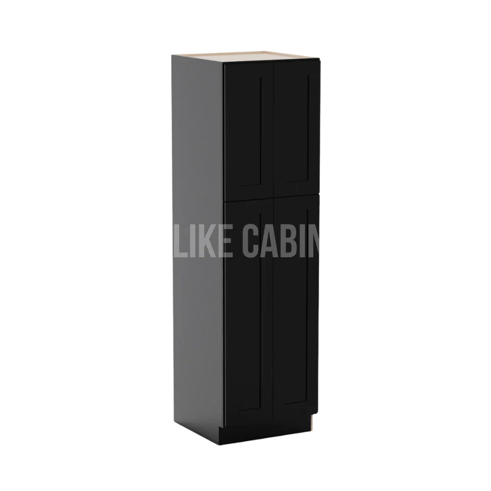 Iron Black 24'' W Utility Pantry Cabinet