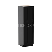 Iron Black 24'' W Utility Pantry Cabinet