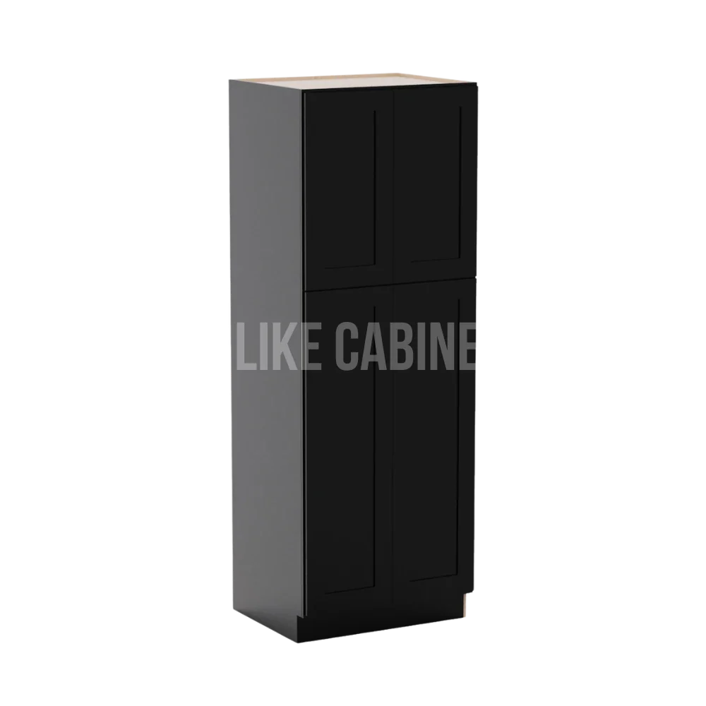 Iron Black 30'' W Utility Pantry Cabinet