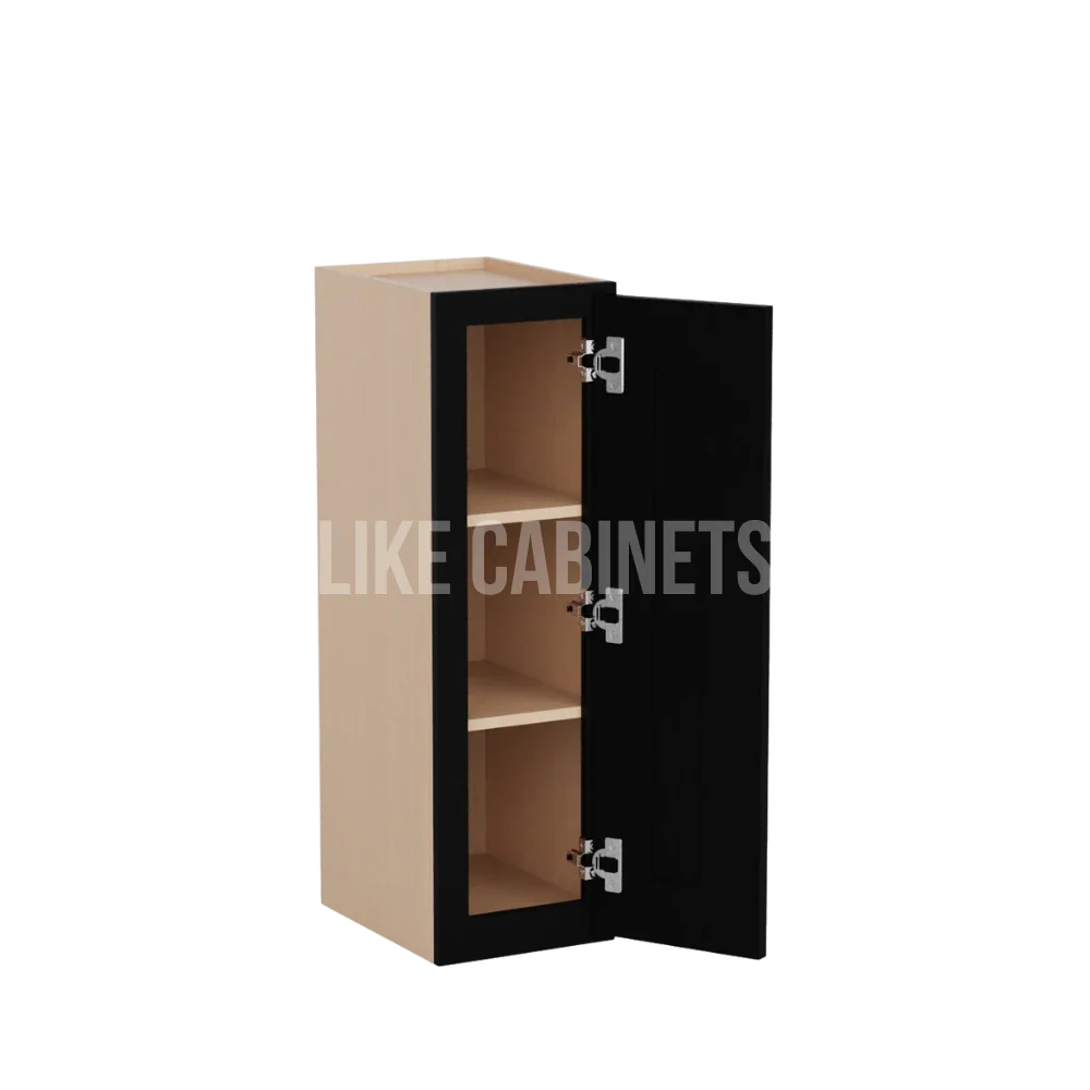 Iron Black 30'' H Single Door Wall Cabinet