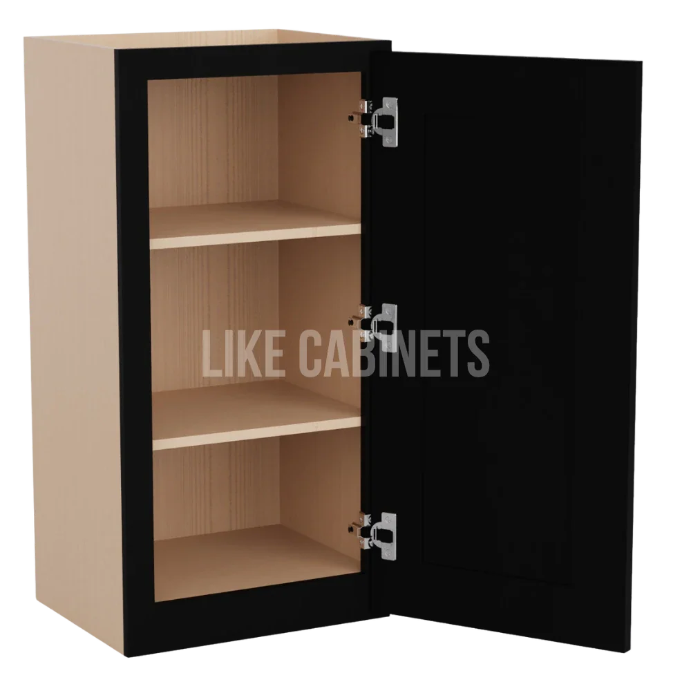 Iron Black 36'' H Single Door Wall Cabinet