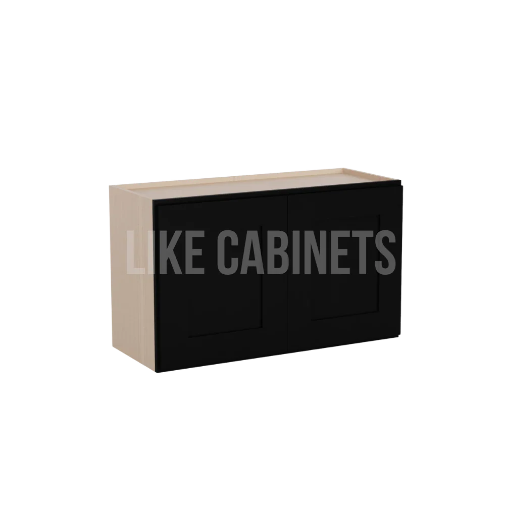 Iron Black 18'' H Double Door Wall Cabinet