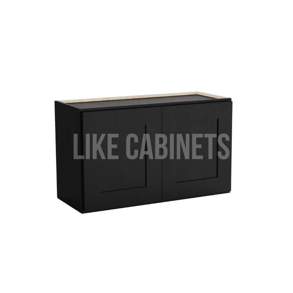 Iron Black 18'' H Double Door Wall Cabinet