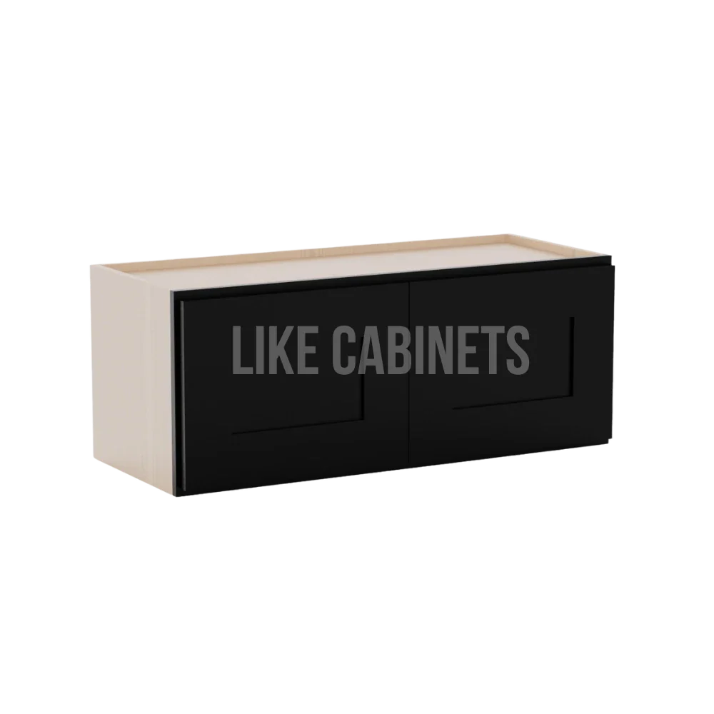 Iron Black 15'' H Double Door Wall Cabinet