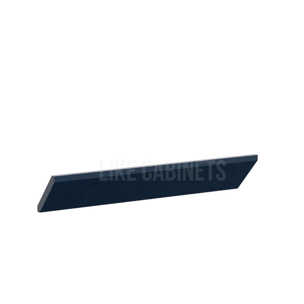 Navy Blue Shaker Angle Crown Moulding