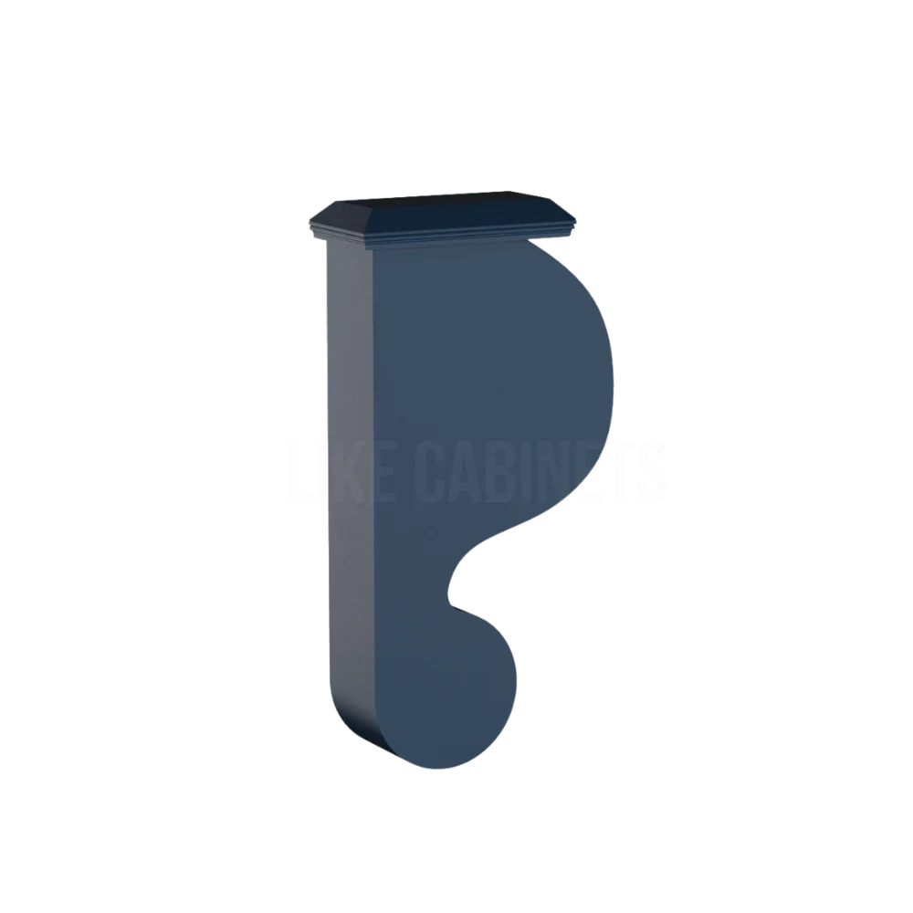 Navy Blue Shaker Corbel 12 3/4''H