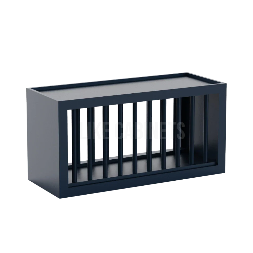 Navy Blue Shaker Plate Rack