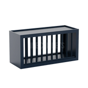 Navy Blue Shaker Plate Rack