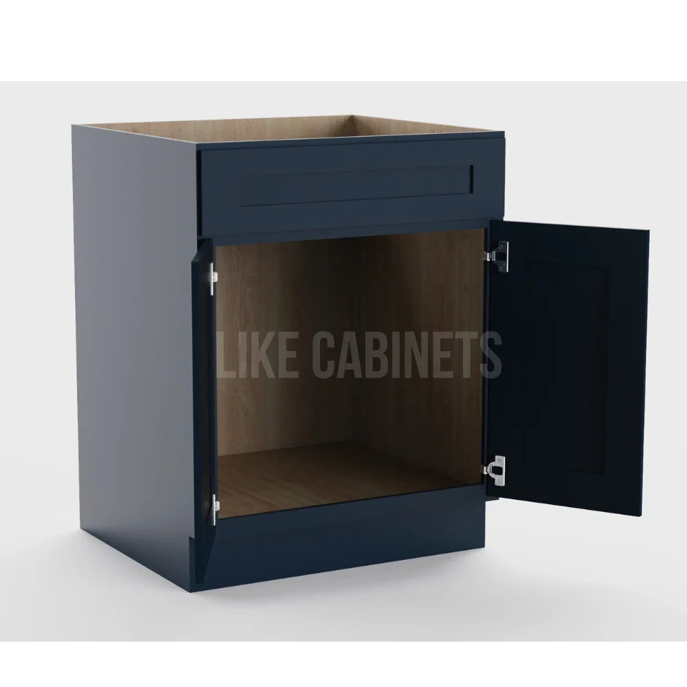 Navy Blue Shaker Sink Base 27''
