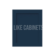 Navy Blue Shaker Cabinet Sample Door