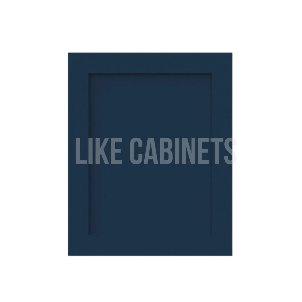 Navy Blue Shaker Cabinet Sample Door
