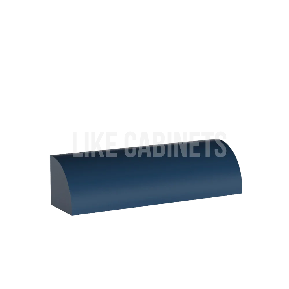 Navy Blue Shaker Shoe Moulding