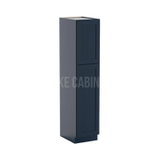 Navy Blue Shaker 18'' W Utility Pantry Cabinet