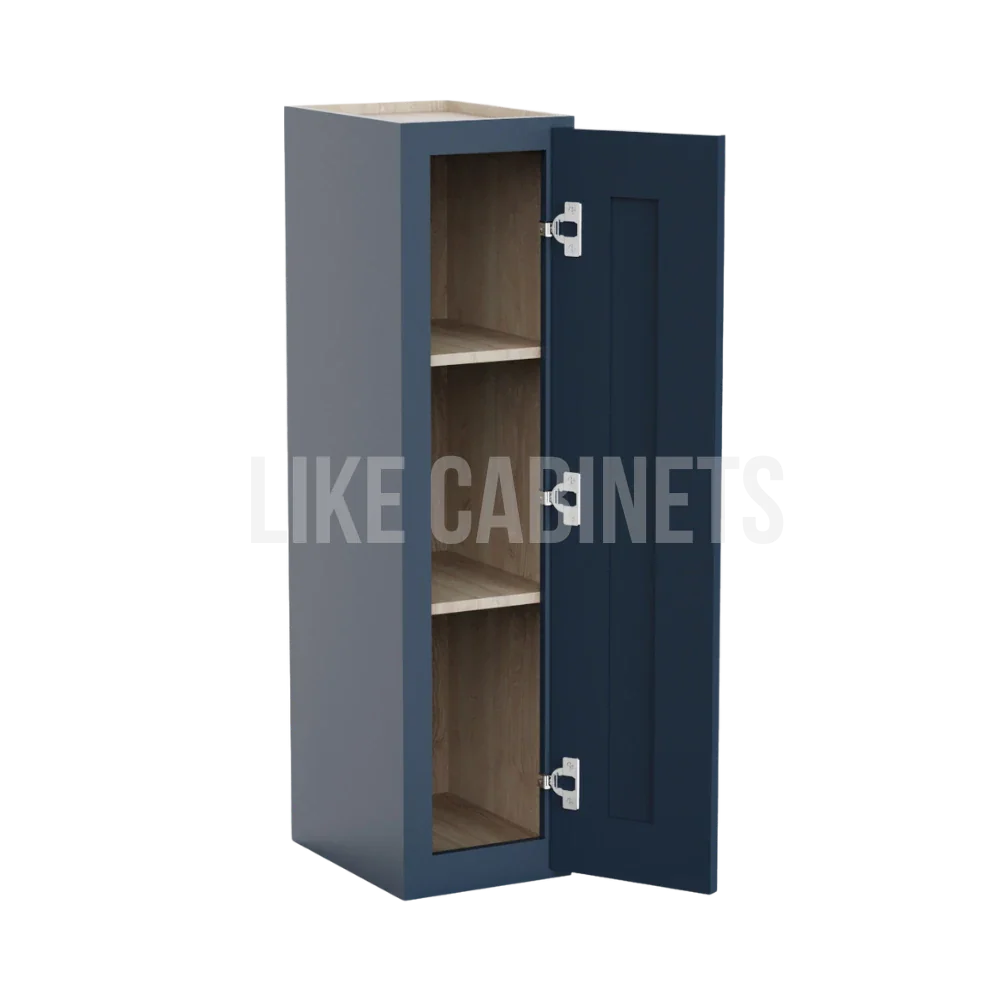 Navy Blue Shaker 36'' H Single Door Wall Cabinet