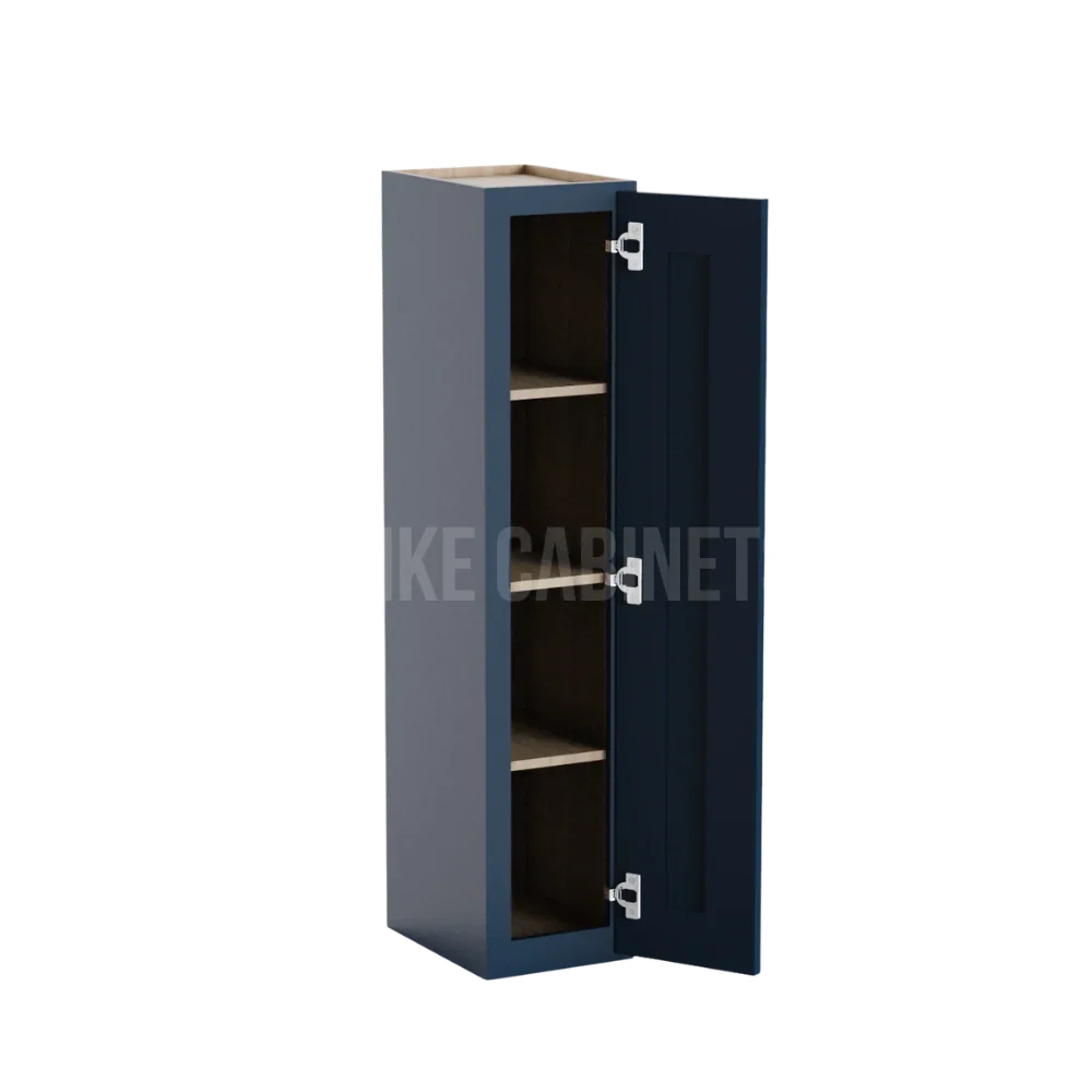 Navy Blue Shaker 42'' H Single Door Wall Cabinet