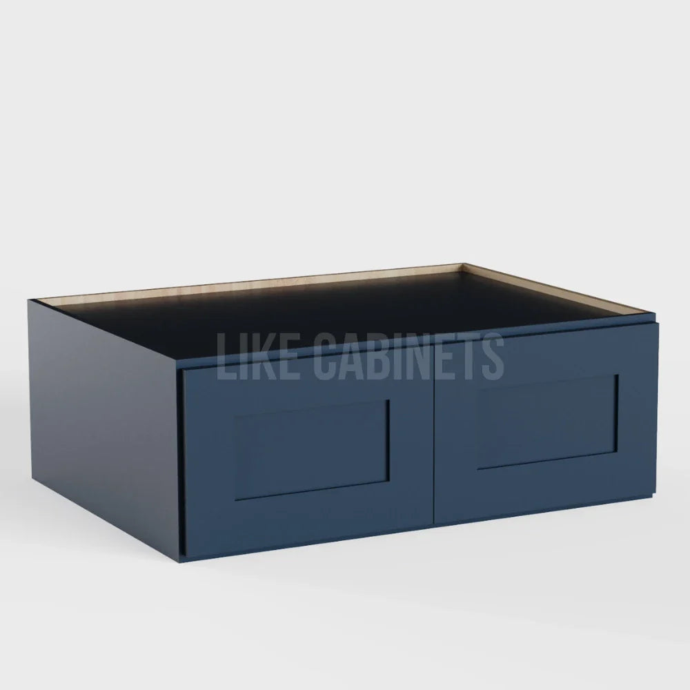 Navy Blue  33'' W Refrigerator Wall Cabinet 24'' Deep