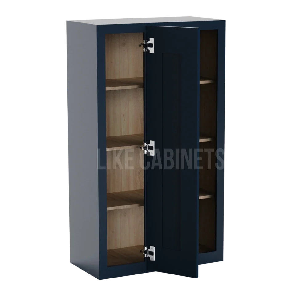 Navy Blue Shaker 42'' H Wall Blind Cabinet