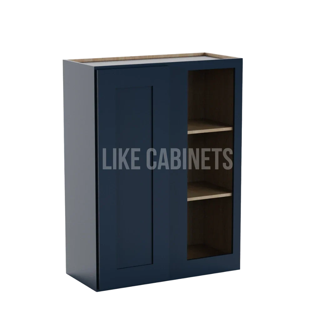 Navy Blue Shaker 36'' H Wall Blind Cabinet